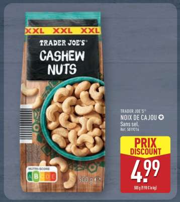 TRADER JOE'S NOIX DE CAJOU