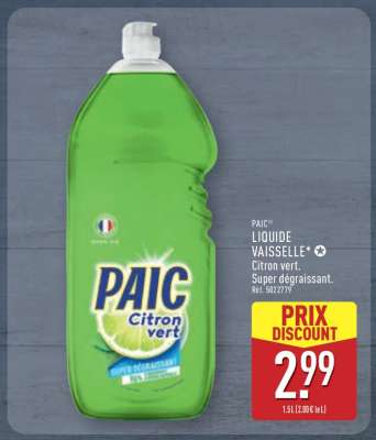 PAIC Liquide vaisselle