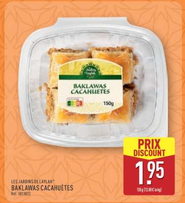 BAKLAWAS CACAHUÈTES