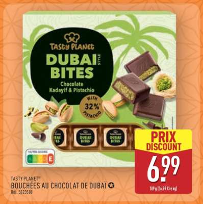 TASTY PLANET BOUCHÉES AU CHOCOLAT DE DUBAÏ