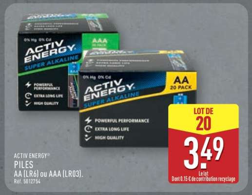 ACTIV ENERGY® PILES