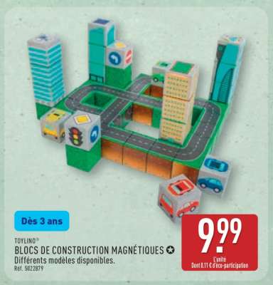 BLOCS DE CONSTRUCTION MAGNÉTIQUES