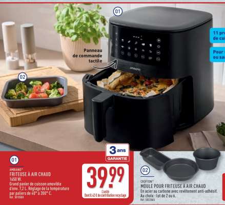 AMBIANO® Friteuse à Air Chaud