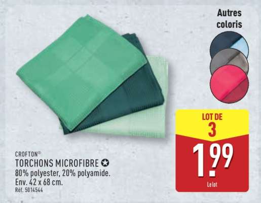CROFTON TORCHONS MICROFIBRE