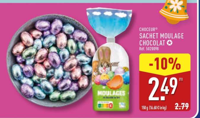 CHOCEUR® SACHET MOULAGE CHOCOLAT