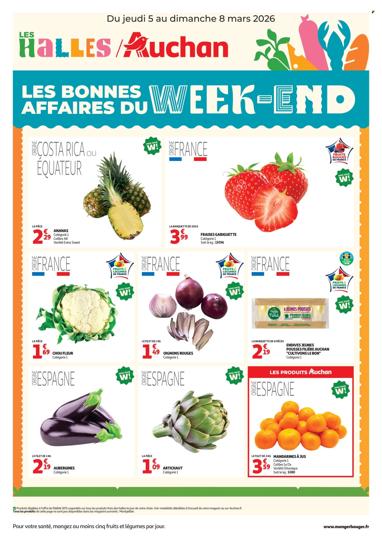Catalogue Auchan - 05/03/2026 - 08/03/2026. Page 1