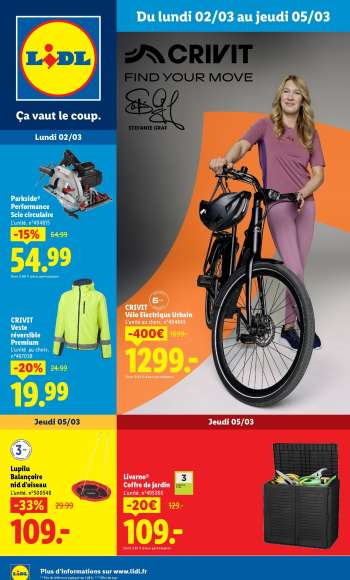Catalogue Lidl - 02/03/2026 - 05/03/2026.