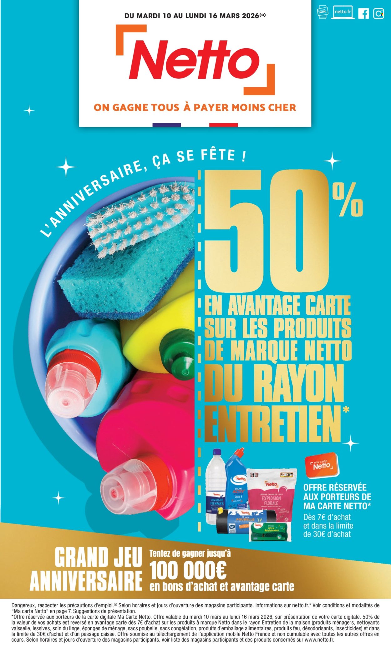 Catalogue Netto - 10/03/2026 - 16/03/2026. Page 1