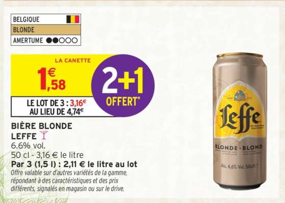 Bière Blonde Leffe*