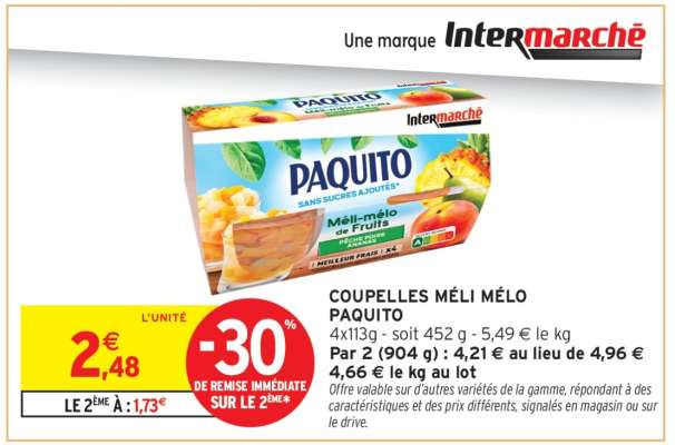 COUPELLES MÉLI MÉLO PAQUITO