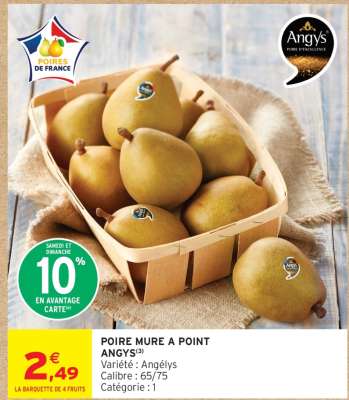 POIRE MURE A POINT ANGYS