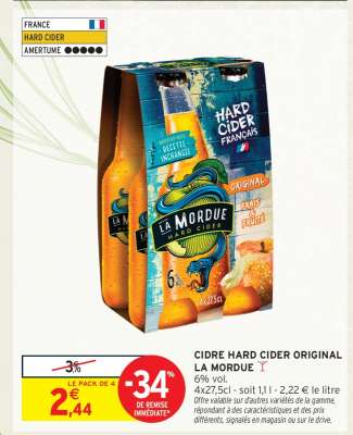 CIDRE HARD CIDER ORIGINAL LA MORDUE
