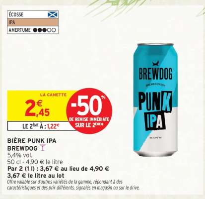 Bière Punk IPA BREWDOG