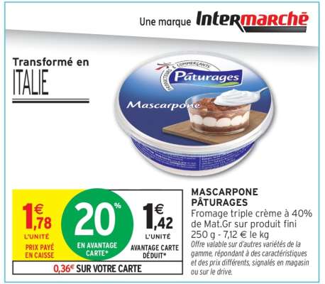 Mascarpone Pâturages