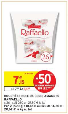 BOUCHÉES NOIX DE COCO AMANDES “RAFFAELLO”