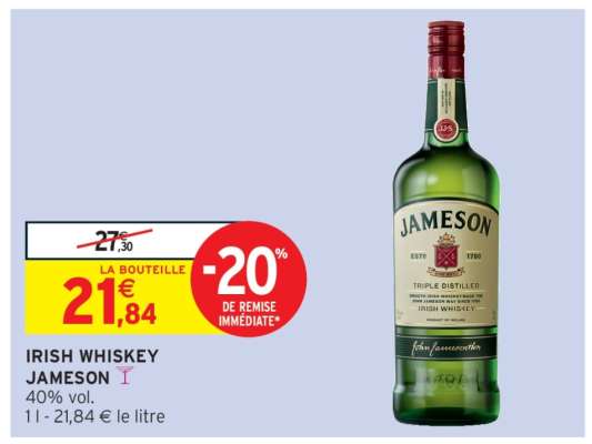IRISH WHISKEY "JAMESON"
