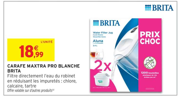 Carafe Maxtra Pro Blanche Brita