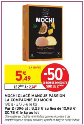 MOCHI GLACÉ MANGUE PASSION