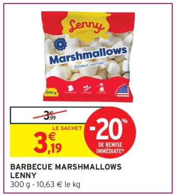 BARBECUE MARSHMALLOWS LENNY