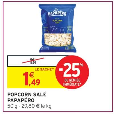 POPCORN SALÉ PAPAPÉRO