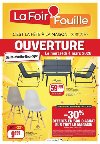 Catalogue La Foir'Fouille - 04/03/2026 - 15/03/2026.