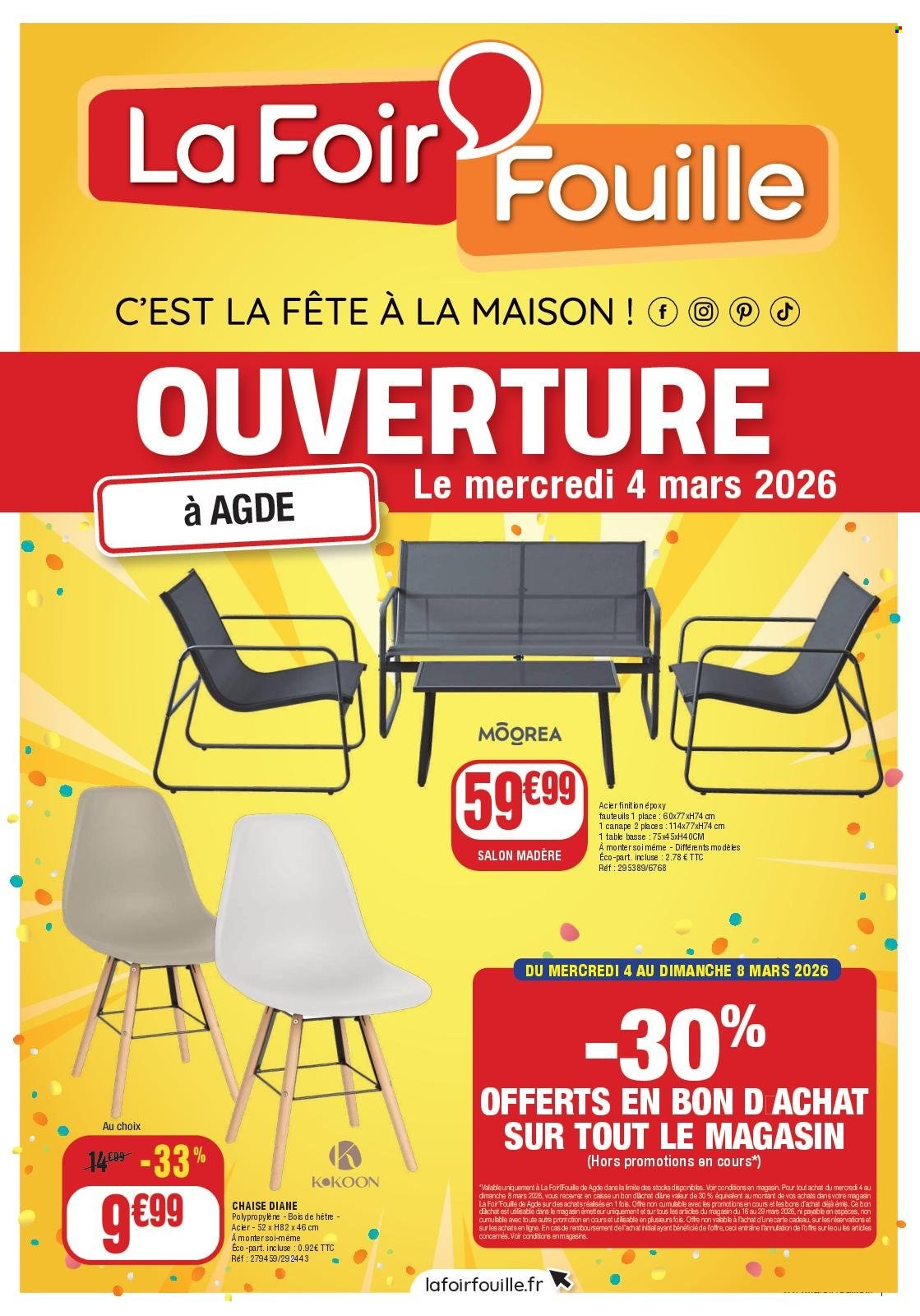 Catalogue La Foir'Fouille - 04/03/2026 - 15/03/2026. Page 1