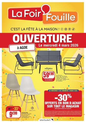 Catalogue La Foir'Fouille - 04/03/2026 - 15/03/2026.