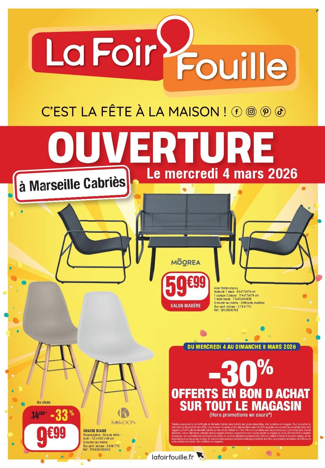 Catalogue La Foir'Fouille - 04/03/2026 - 15/03/2026. Page 1