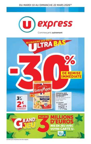 Catalogue U express - 10/03/2026 - 22/03/2026.