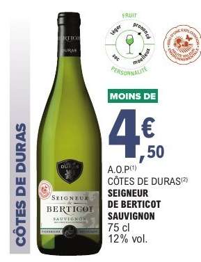 SEIGNEUR DE BERTICOT SAUVIGNON