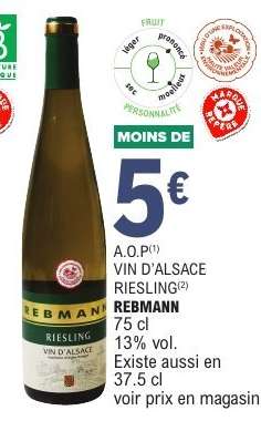 REBMAN VIN D'ALSACE RIESLING
