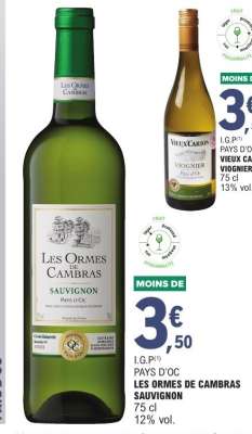 LES ORMES DE CAMBRAS SAUVIGNON