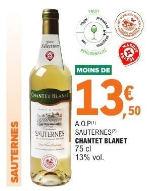 CHANTET BLANET Sauternes