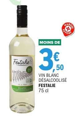VIN BLANC DÉSALCOOLISÉ FESTALIE