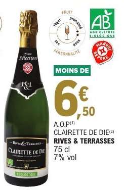 CLAIRETTE DE DIE RIVES & TERRASSES
