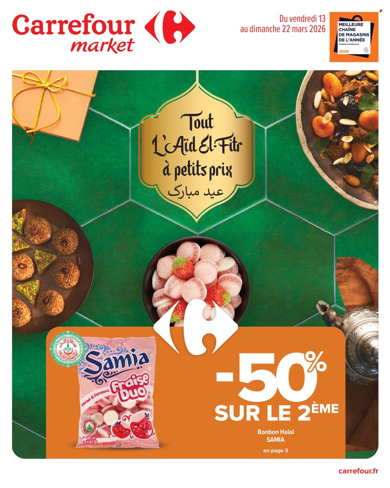 Catalogue Carrefour Market - 13/03/2026 - 22/03/2026. Page 1