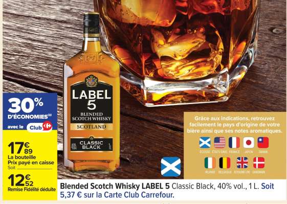BLENDED SCOTCH WHISKY LABEL 5