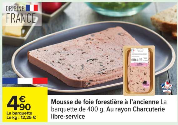 Mousse de foie forestière à l’ancienne