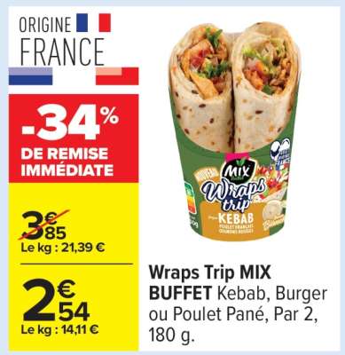 Wraps Trip MIX BUFFET