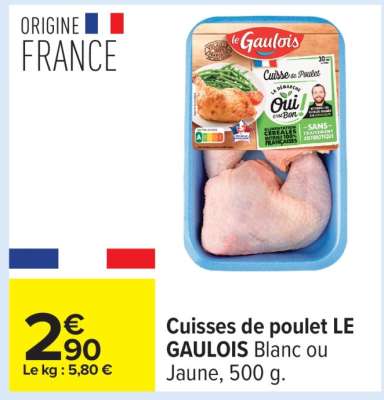 Cuisses De Poulet Le Gaulois