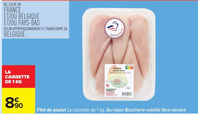 FILET DE POULET