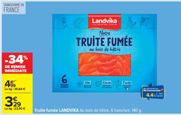 Truite Fumée Landvika