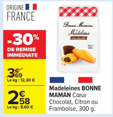 Madeleines Bonne Maman