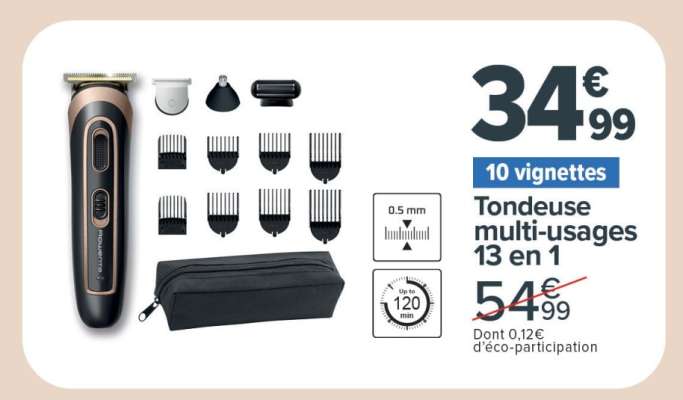 Tondeuse multi-usages 13 en 1