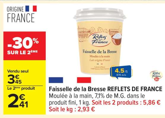 Faisselle de la Bresse REFLETS DE FRANCE