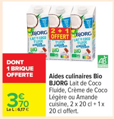 Aides culinaires Bio BJORG