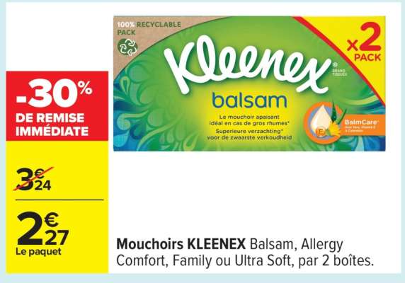 Mouchoirs Kleenex