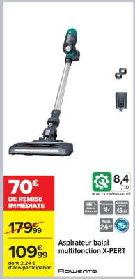 Aspirateur balai multifonction X-PERT