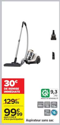 Aspirateur sans sac