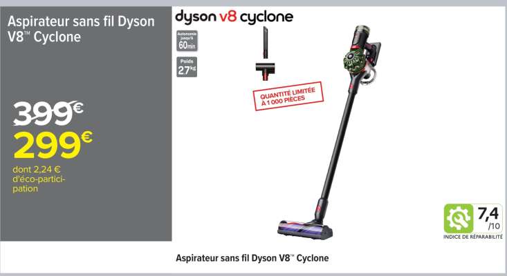 Aspirateur sans fil Dyson V8™ Cyclone